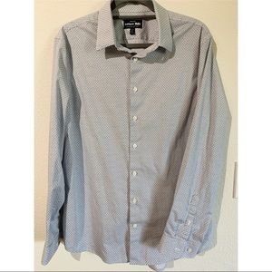 Express Hexagon Print Button Down